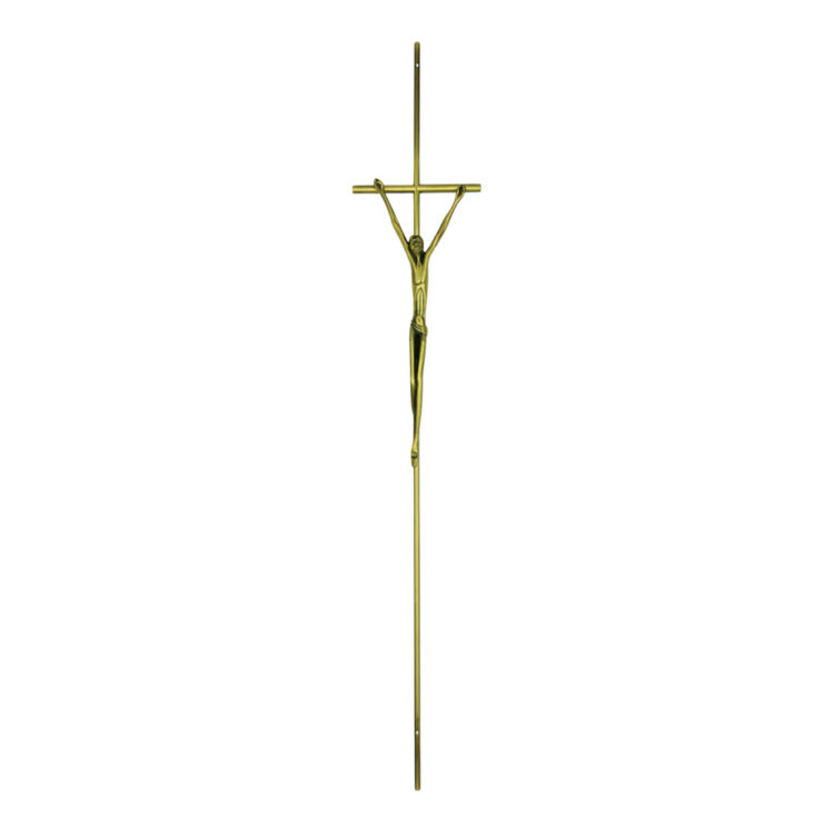 129 S crocifisso ottone