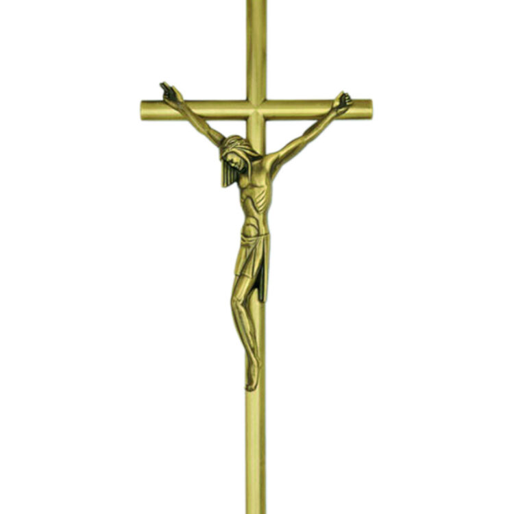 143 S crocifisso ottone dettaglio