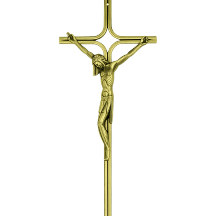 146 S crocifisso ottone dettaglio