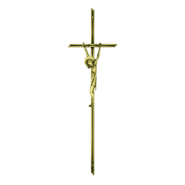 148S crocifisso ottone