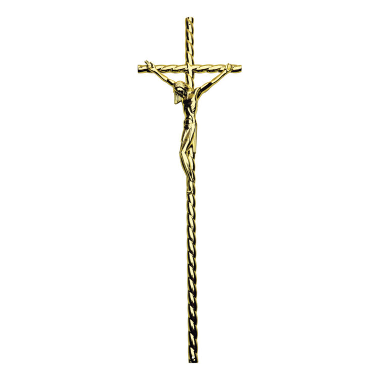 178 S crocifisso ottone