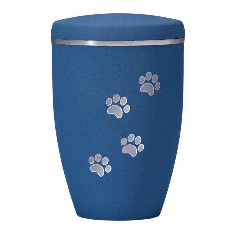 urna blu pets